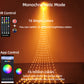 Christmas Waterfall Lights App Control Programmable Digital Pixel RGB LED Lights String